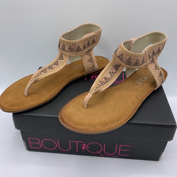 Corkys Shoes - Boutique By Corkys Nora Blush Sandal 11